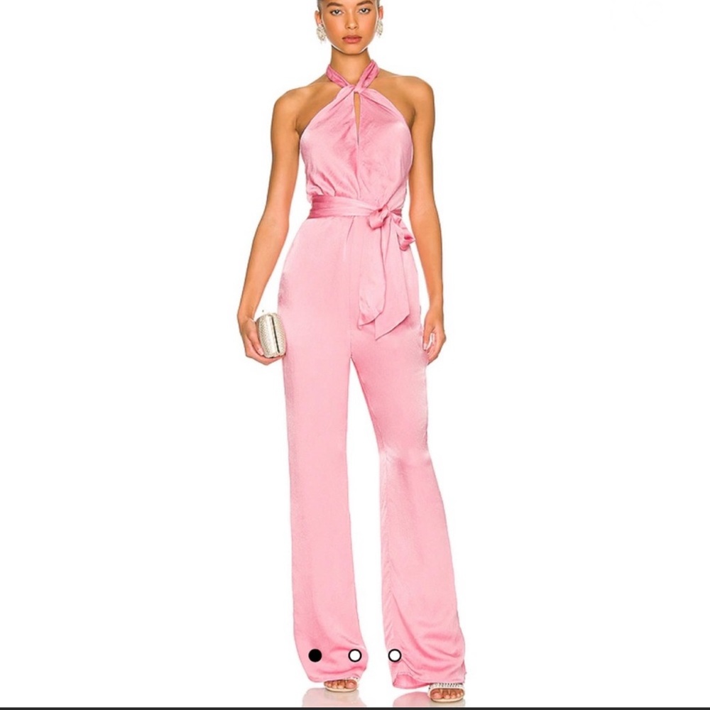 Lovers & friends Carlita halter jumpsuit